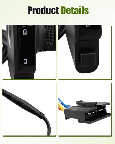 48V Throttle Grip Replacement Fit for Jetson Haze Folding EBike，Fit for DYU Y16 Electric Bicycle with Cruise Control Button and LCD Voltage Display in Saudi Arabia