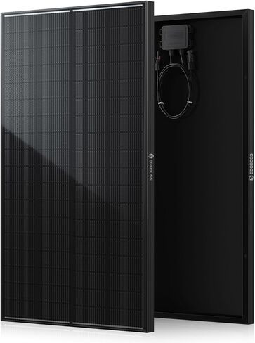 200W Solar Panel, N-Type 16BB 12V 200 Watt Solar Panel with 25.6% High Efficiency, IP68 Waterproof & 30-Year Long-Lasting Design, for RV, Van, Marine, Rooftop, Cabin & Off-Grid Power Systems in Kuwait