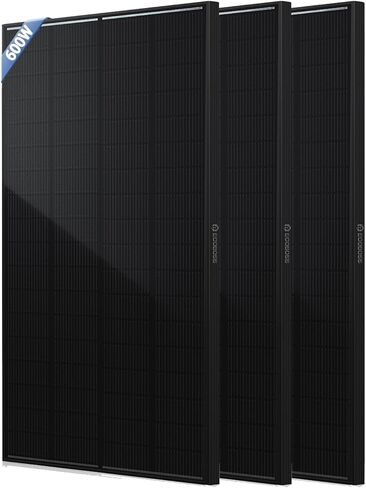 200W Solar Panel, N-Type 16BB 12V 200 Watt Solar Panel with 25.6% High Efficiency, IP68 Waterproof & 30-Year Long-Lasting Design, for RV, Van, Marine, Rooftop, Cabin & Off-Grid Power Systems in Kuwait