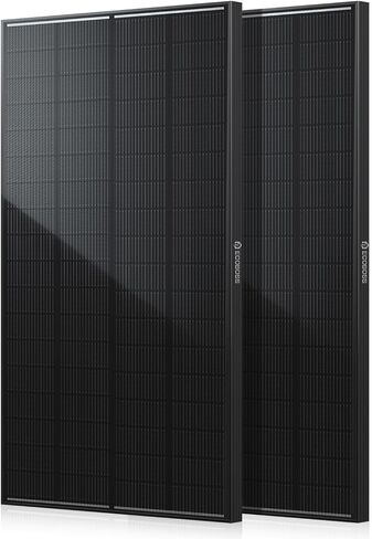 200W Solar Panel, N-Type 16BB 12V 200 Watt Solar Panel with 25.6% High Efficiency, IP68 Waterproof & 30-Year Long-Lasting Design, for RV, Van, Marine, Rooftop, Cabin & Off-Grid Power Systems in Kuwait