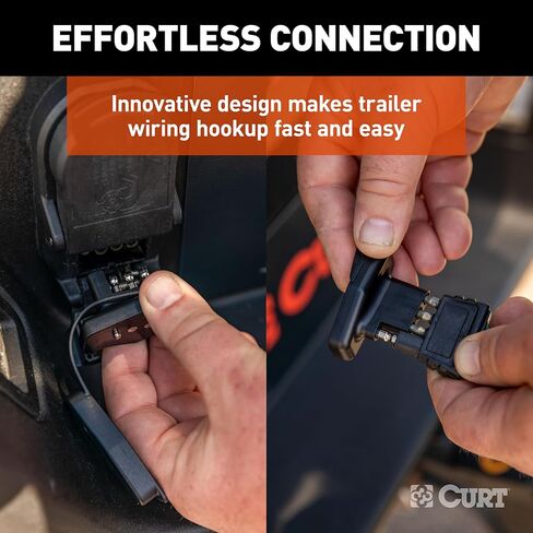 CURT 58306 4-Way Flat Magnetic Connector Adapter in Kuwait