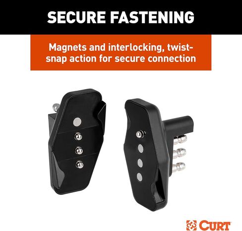 CURT 58306 4-Way Flat Magnetic Connector Adapter in Kuwait
