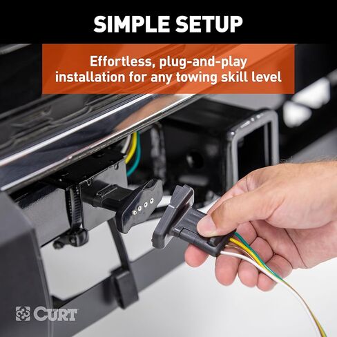 CURT 58306 4-Way Flat Magnetic Connector Adapter in Kuwait