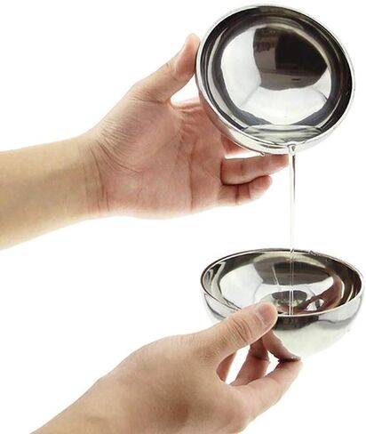 Enjoyer Magic Water Appearing from Empty Bowl/Water from Above Bowl Magic Tricks Magician Accessories Illusions Close Up Magic Gimmick,2Pcs/Set (4-1/2" x 2") in Kuwait