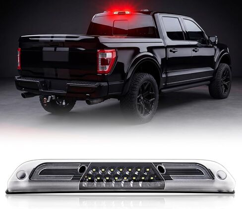 ترقية مصباح الفرامل الثالث LED عالي الأداء لـ 2015-2024 F-150 2017-2024 F-250 F-350 F-450 Super Duty Ranger Maverick High Mount LED مصباح توقف مع عدسة واضحة in Kuwait