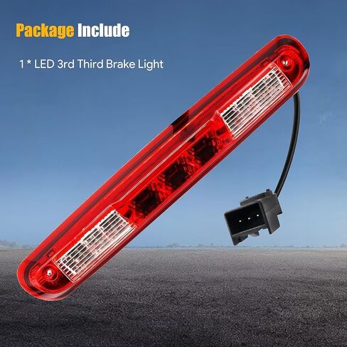 25890530 Red Rear Center High Mount Brake Light Fit for Chevy Silverado GMC Sierra 1500 for Chevy Silverado GMC Sierra 2500 HD 3500 HD # GM25890530 923-247 Led Housing 3rd Third Tail Stop Cargo Lamp in Saudi Arabia