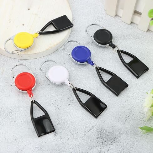 Lighter Leash,Retractable Lighter-Clip,Assorted Color Lighter-Holder Keychain,Multicolor Lighter-Holders Strap with Classic Cover Single Clip,Easy to Use in Saudi Arabia