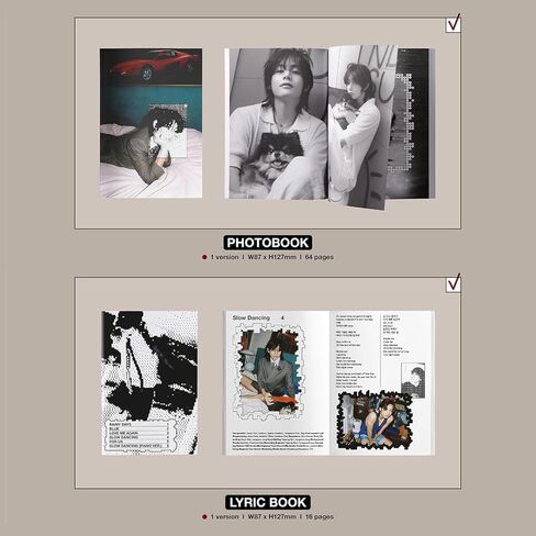 V - [Layover] (WEVERSE ALBUMS Ver.) Out Box + Photobook + Lyric Book + Photocards + QR Card + 2 Extra Photocards in Saudi Arabia