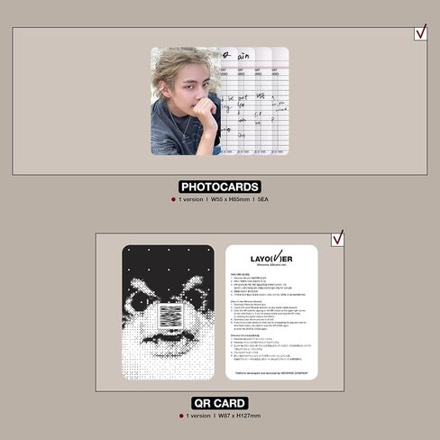 V - [Layover] (WEVERSE ALBUMS Ver.) Out Box + Photobook + Lyric Book + Photocards + QR Card + 2 Extra Photocards in Saudi Arabia
