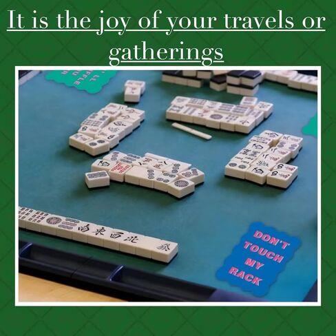 4 Pcs Mahjong Tile Color Shuffler Cards with Mahjong Accessories and Gifts for Loves Games (Style 2) in Saudi Arabia