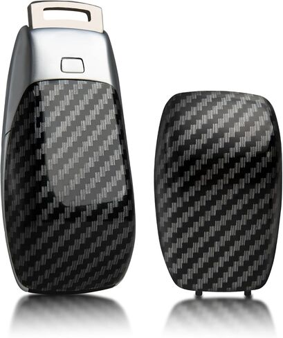 Key Case Battery Cover - Painted Replacement & Modification Shell, Compatible with Mercedes-Benz Keys for E-Class, C-Class, GLC, G-Class, GLE, GLS (Matte Black) in Saudi Arabia