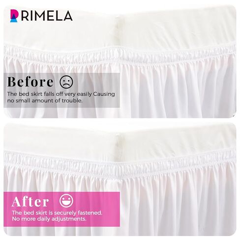 RIMELA Double Sided Adhesive Tape, Heavy Duty Mounting Tape for Bedskirts, Slipcovers, Photos, Decorations, Easy to Use (Semi-Transparent, 10 Sheets, 40 Pieces) in Kuwait
