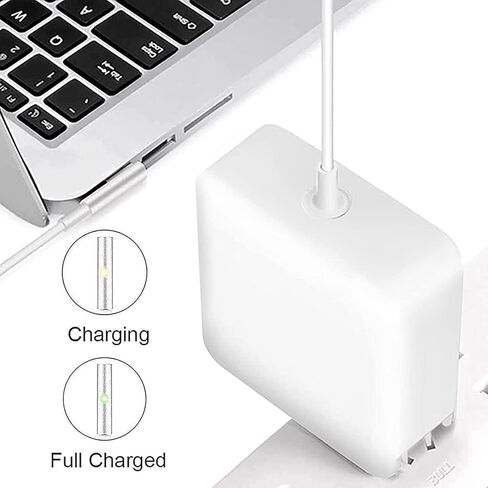 Mac Book Pro Charger, Replacement 60W Power Adapter L-Tip Mac Book Pro 13 Inch Before Mid 2012,Compatible with Mac Book (2009-2012) Old Mac Book Pro in Saudi Arabia