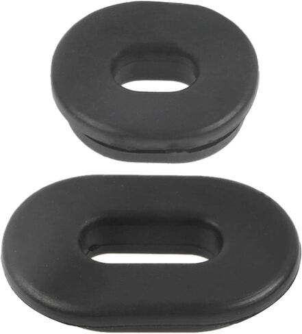 2 Set （12Pcs） Rubber Grommet Single Side Cover for Honda Motorcycle CB100 CB125S CL100 CL100S CL125S SL100 125 TL125 125S XL100 Cover Replaces 17247-303-000, 83551-300-000, Black in Saudi Arabia