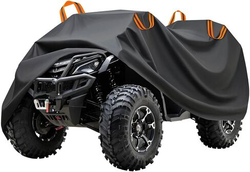 ATV Cover for Honda FourTrax Foreman 450/450 ES/450 S, Water-Resistant Ripstop Quad 4 Wheeler Cover with Reflective Trim, Designed for Outdoor Parking and Light Weather Use in Saudi Arabia