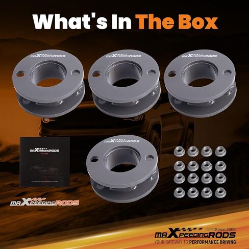 طقم رفع maxpeedingrods 3 بوصة لسيارة Honda CRV 1997-2001 RD1، طقم فاصل دعامة أمامية وخلفية من الألومنيوم باللون الرمادي in Kuwait