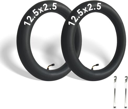 2 Pack 12.5x2.5 Inner Tube 12 1/2"x2 1/4" Scooter Tire Tubes 12 Inch 12/12.5x2.5/3.0 Bike Tube Replacement with Angled Valve Stem Compatible with Razor Pocket Mod Bella Daisy Electric Scooters in Saudi Arabia