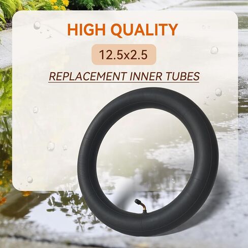 2 Pack 12.5x2.5 Inner Tube 12 1/2"x2 1/4" Scooter Tire Tubes 12 Inch 12/12.5x2.5/3.0 Bike Tube Replacement with Angled Valve Stem Compatible with Razor Pocket Mod Bella Daisy Electric Scooters in Saudi Arabia
