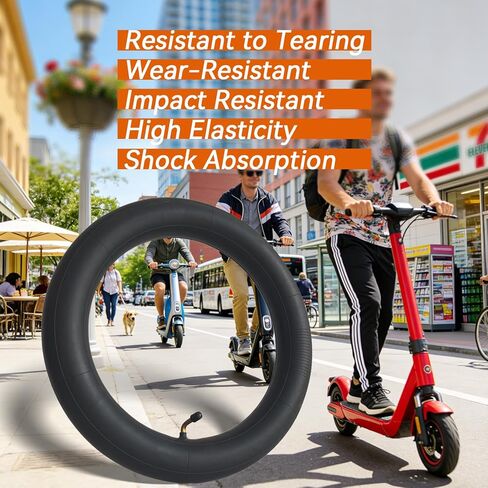 2 Pack 12.5x2.5 Inner Tube 12 1/2"x2 1/4" Scooter Tire Tubes 12 Inch 12/12.5x2.5/3.0 Bike Tube Replacement with Angled Valve Stem Compatible with Razor Pocket Mod Bella Daisy Electric Scooters in Saudi Arabia