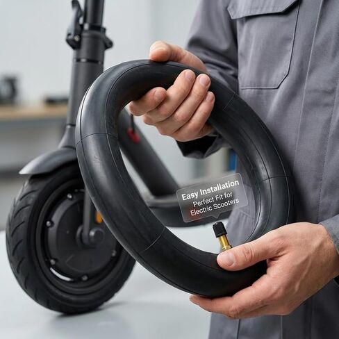 10x2.5,60/70-6.5 Thicker Inner Tubes. Replacement Wheels for Ninebot G30 Max/ G30LP/ G30 G30D Mobility Electric Scooters.（2ps） in Saudi Arabia