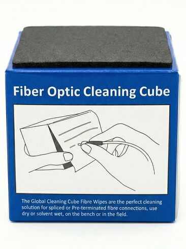 Fiber Optic Cleaning Wipes - Anti Static Wipes for Cleaning Fiber Optic Cable end Faces. 1.25mm and 2.5mm Fiber Dust & Lint Free Cleaning Wipes in Saudi Arabia