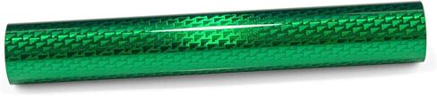 1FTx5FT PET Stealth Carbon Fiber Gloss Green Emerald Vinyl Wrap Auto Car ملصق مائي فيلم ورقة فقاعة خالية من تكنولوجيا إطلاق الهواء مع مجموعة أدوات in Kuwait