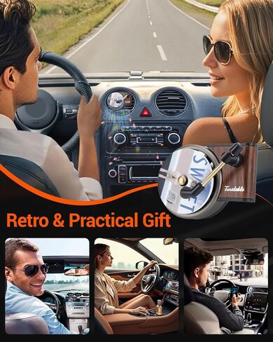 Record Player Air Freshener Car Diffuser Vent clip, 12pcs Refillable Car Air Freshener with Pop Singer Album Covers, Vintage Vinyl Air Freshener Car Decor, Perfect Music Lovers Gifts in Kuwait