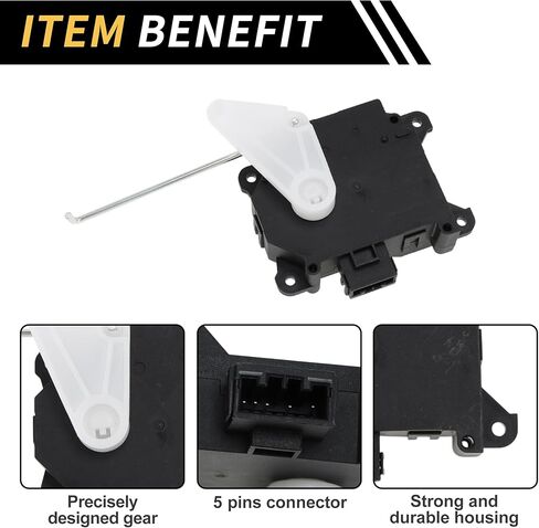 استبدال مشغل باب مزيج سخان HVAC لسيارة Honda Accord Odyssey 2001 لـ Acura MDX 1998-2002 مشغل سخان التيار المتردد رقم 79160S84A01 مشغل باب الهواء البلاستيكي المعدني in Kuwait