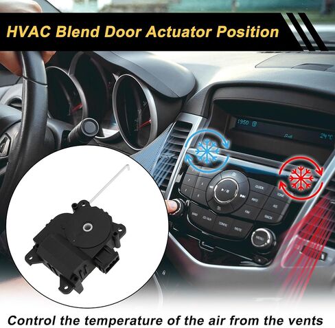 استبدال مشغل باب مزيج سخان HVAC لسيارة Honda Accord Odyssey 2001 لـ Acura MDX 1998-2002 مشغل سخان التيار المتردد رقم 79160S84A01 مشغل باب الهواء البلاستيكي المعدني in Kuwait