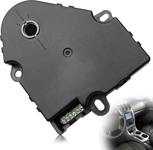 HVAC Blend Door Actuator Compatible with 2009-2012 Chevy Traverse & 2007-2012 GMC Acadia & 2008-2012 Buick Enclave & 2007-2010 Saturn Outlook Replaces 604-140, 15-73989, 20826182 in Kuwait