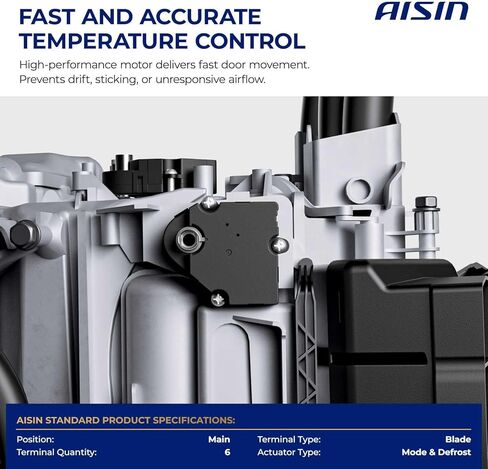 AISIN AFTERMARKET BDAGM-00397 مشغل باب الهواء الرئيسي HVAC - متوافق مع Lincoln LS 2000-2006، Ford Thunderbird 2002-2005 - الوضع، إزالة الجليد in Kuwait