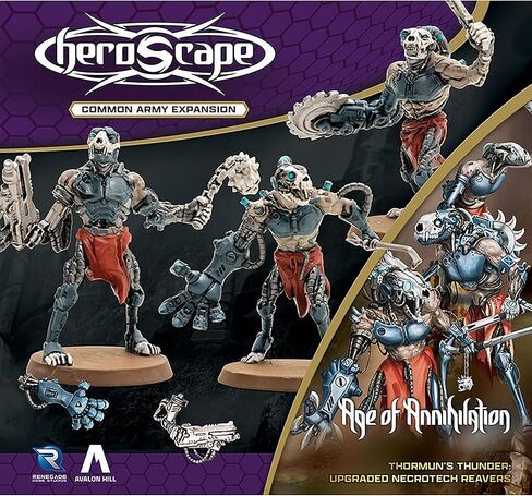 توسعة Renegade Game Studios Heroscape Necrotech Reavers مع منمنمات قابلة للتخصيص وأذرع قابلة للتبديل in Kuwait
