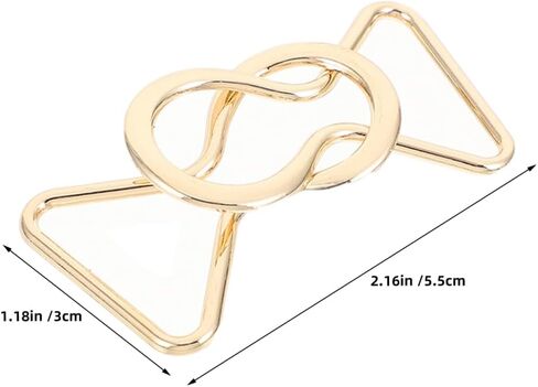 SOIMISS Alloy Suspender Buckles 20-Pack Decorative Metal Belt Buckles for Diy Waistband Coat and Clothing Accessories Fasteners for Pants and Skirts 2.16X1.18X0.39In in Kuwait
