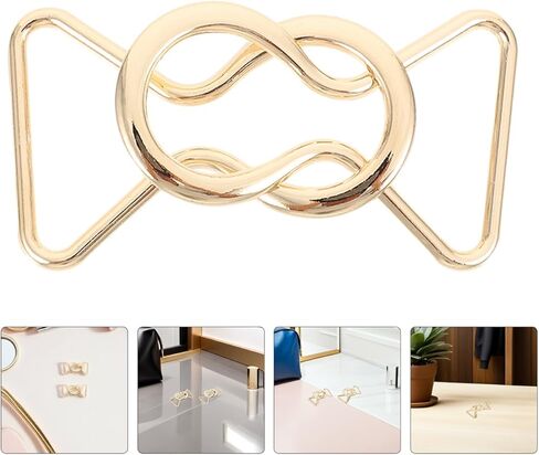 SOIMISS Alloy Suspender Buckles 20-Pack Decorative Metal Belt Buckles for Diy Waistband Coat and Clothing Accessories Fasteners for Pants and Skirts 2.16X1.18X0.39In in Kuwait