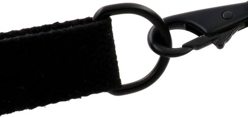 BIKICOCO Metal D-Rings Round Buckle, 1 x 3/4 Inch Non-Welded for Webbing Sewing DIY - Black in Kuwait