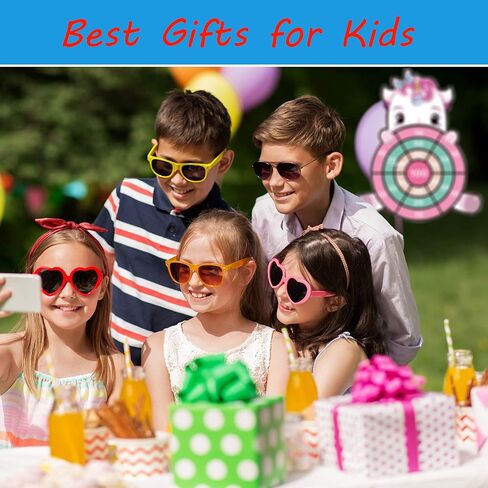 HONGID Unicorn Toys for 3-12 Year Old Girls,25"Large Dart Board Kids Toys for 6-12 Year Old Girls Teens Party Outdoor Games,Christmas Birthday Gifts for Girls Age 3-12, Pink (KL-2022) in Saudi Arabia