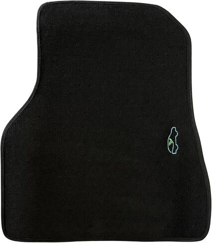 ecoMats Carpet Floor Mats Fit for 2010 to 2017 Chevrolet Equinox / 2010 to 2017 GMC Terrain, with Safety Locks and Non-Slip Driver Heel Pad, Front and Rear, Black in Saudi Arabia