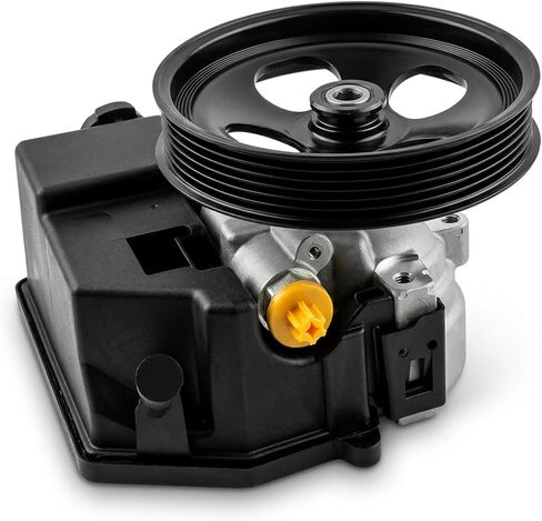 ALADICHE Power Steering Pump with Pulley and Reservoir Fit for 2004-2012 Chevrolet Colorado, for 2004-2012 GMC Canyon, for Isuzu 2006 i-280 i-350, for 2007-2008 i-290 i-370 20-66989 in Kuwait
