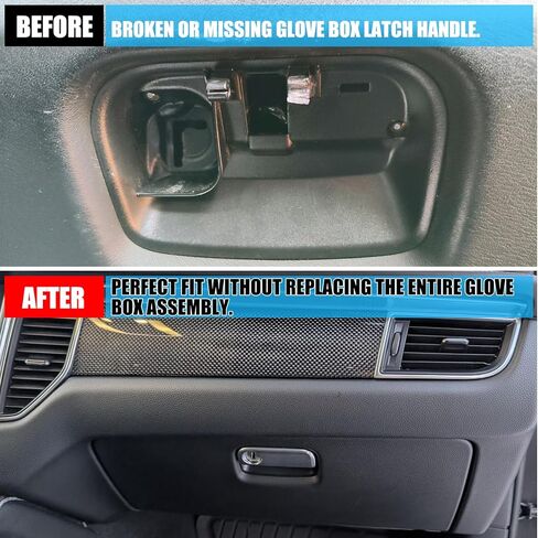 Jaronx Compatible with Porsche Glove Box Latch Handle for Macan 2014-2025/718 2016-2023/Cayman 2012-2015/Boxster 2012-2025/Panamera 2010-2016/911 2012-2018, Glove Box Storage Box Release Handle in Kuwait
