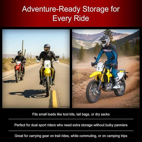 Tusk Top Rack الأمتعة الناقل الخلفي الذيل رف متوافق مع سوزوكي DR-Z 4 S 2025-2026 in Kuwait