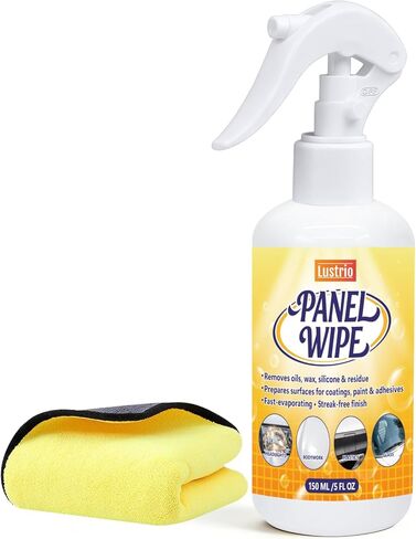 Car Surface Prep Spray – Panel Wipe & Pre-Paint Degreaser for Ceramic Coating, PPF, Vinyl Wrap – Removes Wax, Grease, Silicone – Fast Drying, No Residue – Safe on Clear Coat – Towel Included-5oz in Saudi Arabia