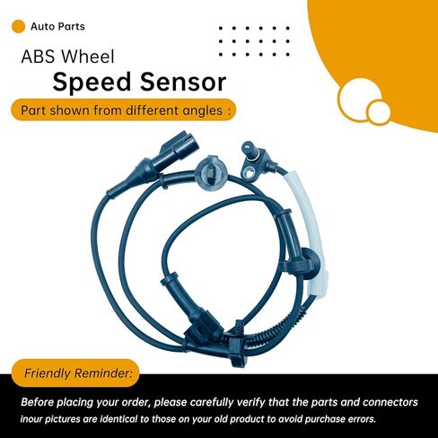 Front Left/Right ABS Wheel Speed Sensor Compatible with Ford Explorer 1995-2001, Explorer Sport Trac 2001-2005, Ranger 2000-2009, Mercury Mountaineer 1997-2001, Mazda B3000/B4000 2001-2009 (4WD) in Kuwait