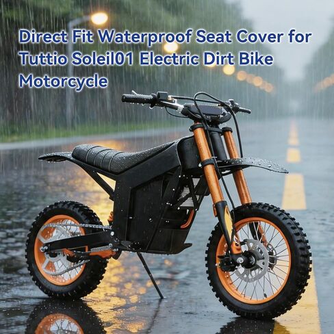 استبدال غطاء مقعد Ebike لـ Tuttio Soleil01 دراجة نارية كهربائية الترابية Tutti Soleil 01 E Bike غطاء مقعد توتو مخطط مقاوم للماء مع حافة مطاطية قابلة للتمدد in Kuwait