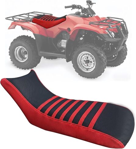 غطاء مقعد ATV غير قابل للانزلاق ناعم مقاوم للماء لـ TRX450ER 2006-2009 2012 TRX 250EX 2006-2024، جلد عالي المرونة in Kuwait