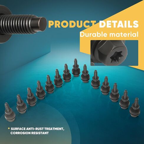 06J103831A 06J103831C 14PCS Engine Valve Cover Bolt Compatible with Audi A1 A3 A4 A5 A6 A7 Q2 Q3 Q5 VW Golf Jetta TIGUAN Touareg Beetle Passat B6 B7 B8 ARTEON CC EOS Polo (14Pcs) in Saudi Arabia