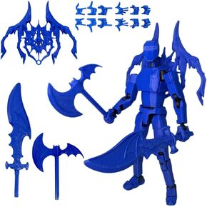 T13 Action Figure Set - (Assembled) 3D Printed Action Figure, Titan 13 Action Figure, Multi-Jointed Movable Dummy 13, Robot Action Figure, Birthday Gifts for Boys, Girls Desktop Decorations in Saudi Arabia