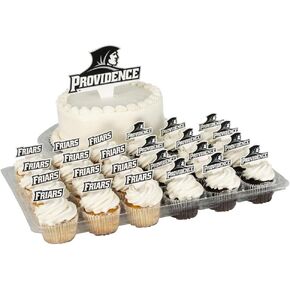 مجموعة أغطية الكب كيك من Desert Cactus Providence College وأغطية الكيك - PC Friars 25 قطعة من لوازم حفلات الطعام والديكورات والتخرج ويوم اللعب in Kuwait