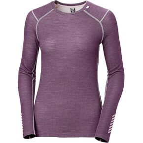 Helly-Hansen LIFA Merino Midweight Crew - Women's Base Layer, Breathable, Moisture-Wicking in Saudi Arabia