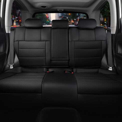 أغطية مقاعد Ranaya المخصصة لسيارة Toyota Subaru Forester 2025–2026 (ليست مخصصة للحياة البرية) 2.5i، محدودة، ممتازة، رياضية، للتجول، مجموعة كاملة من الجلد المقاوم للماء، صديقة للحيوانات الأليفة والأطفال (أسود) in Kuwait