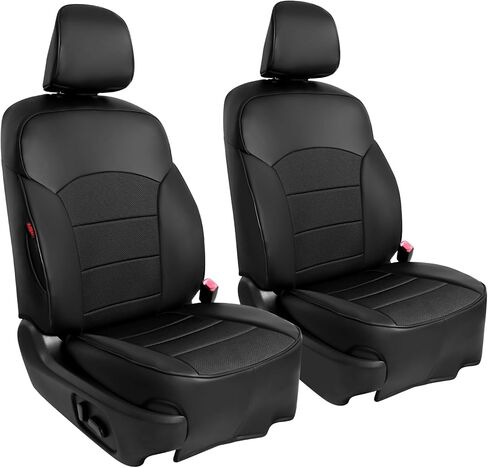 أغطية مقاعد Ranaya المخصصة لسيارة Toyota Subaru Forester 2025–2026 (ليست مخصصة للحياة البرية) 2.5i، محدودة، ممتازة، رياضية، للتجول، مجموعة كاملة من الجلد المقاوم للماء، صديقة للحيوانات الأليفة والأطفال (أسود) in Kuwait